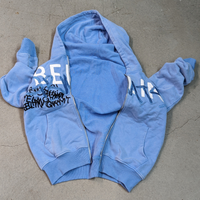 Blue Oversized Zip