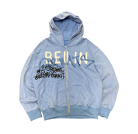 Blue Oversized Zip