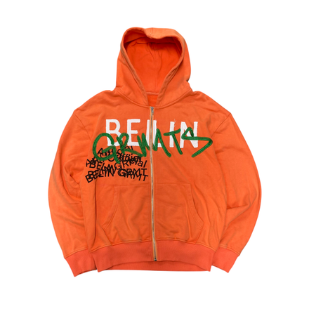 Orange Oversized Zip